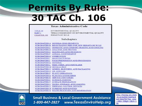 30 tac chapter 106|30 tac 106.4.